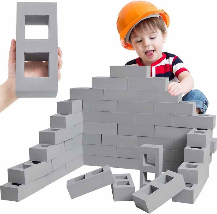 Foam Brick Building Blocks for Kids